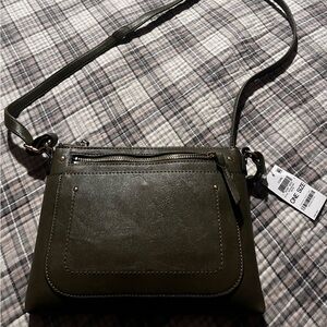 INC International Concepts Dark (moss) Green Crossbody Bag